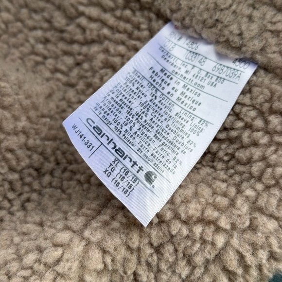 Carhartt Teal SANDSTONE SHERPA-LINED SIERRA JACKET - Picture 6 of 8